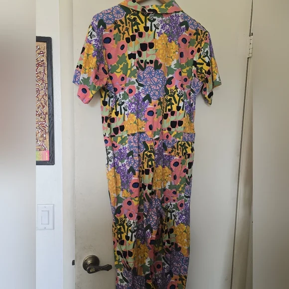 NOOWORKS People I've Loved Short Sleeved Coveralls 2x - Picture 5 of 6